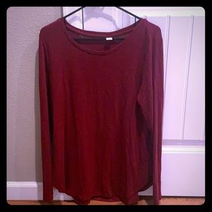 Maroon flow shirt